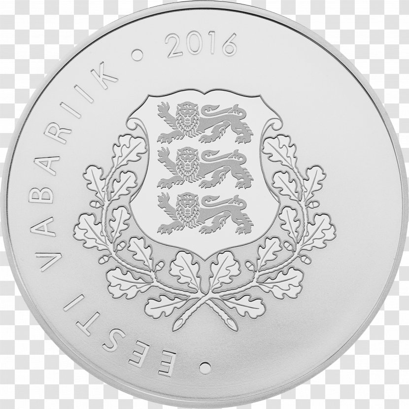 Bank Of Estonia Euro Coins Lithuanian Mint Estonian Song Festival - Silver Transparent PNG