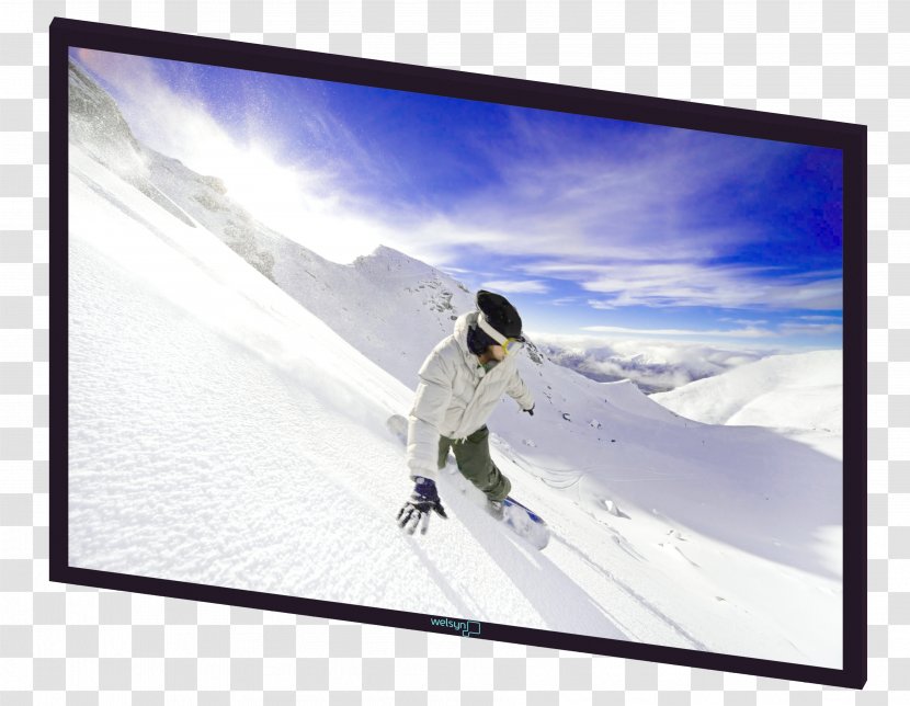 Display Device Multimedia Projectors Television Set Canvas Projection Screens - Ski Equipment - Projector Transparent PNG