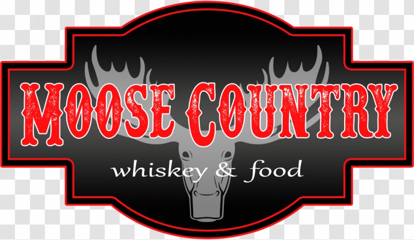 Logo Beer Bar Moose Country Food - Text Transparent PNG