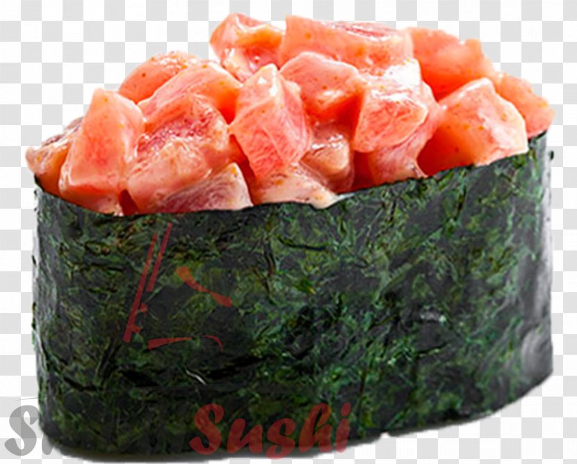 Sushi Makizushi California Roll Smoked Salmon Japanese Cuisine - Shrimp Transparent PNG