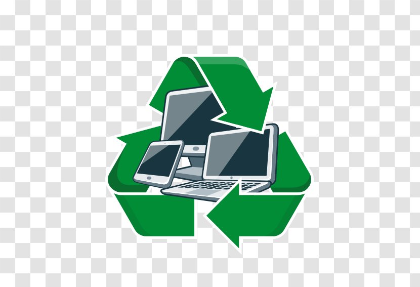 Computer Recycling Electronic Waste Bin Transparent PNG