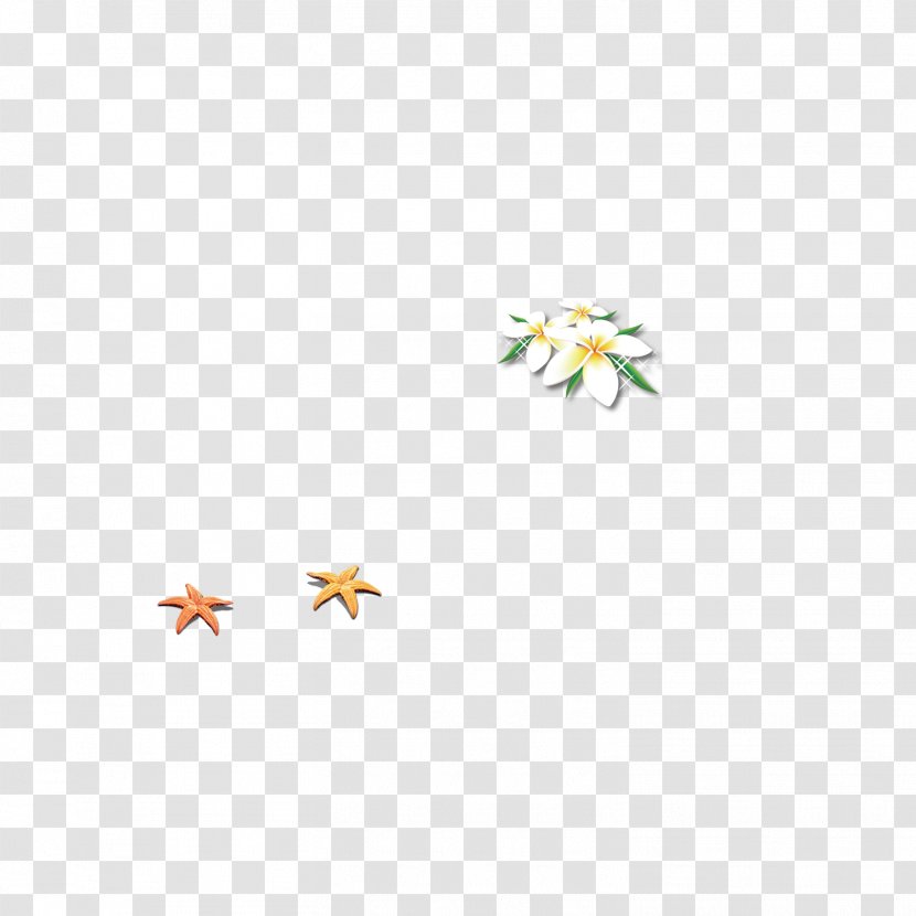 Clip Art - Symmetry - Starfish Flower Pattern Transparent PNG