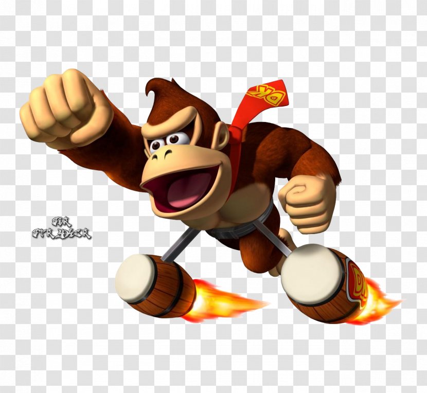 Donkey Kong: Barrel Blast Kong Country Returns 64 - Diddy Transparent PNG