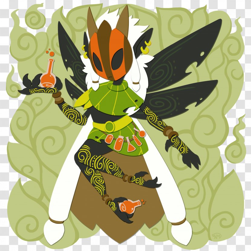 Insect Leaf Legendary Creature Clip Art - Fictional Character Transparent PNG