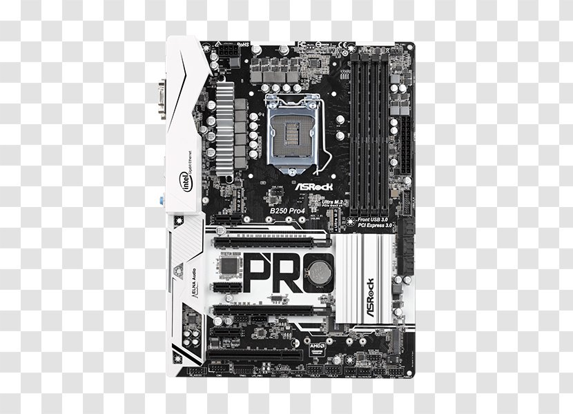 Intel Motherboard LGA 1151 ASRock H270 Pro4 - Central Processing Unit Transparent PNG