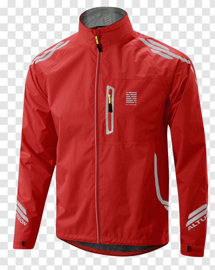 Shell Jacket Top Clothing Bicycle - Smockfrock - Red Transparent PNG