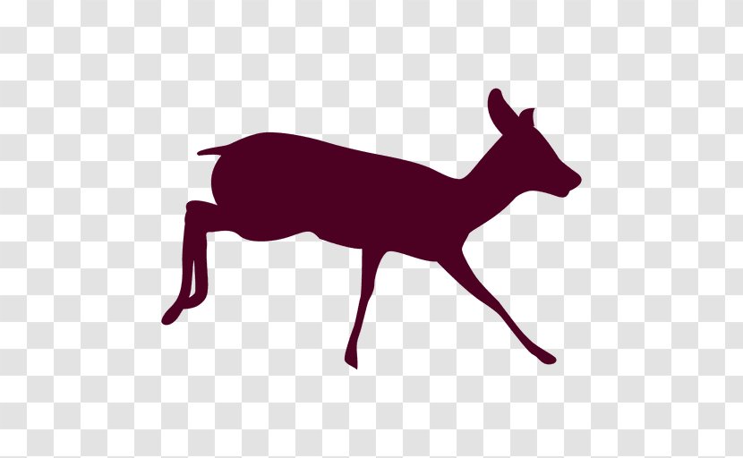 Reindeer Antelope Clip Art - Deer - Runner Transparent PNG
