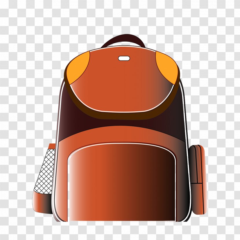 Backpack Bag Satchel - Brown Transparent PNG