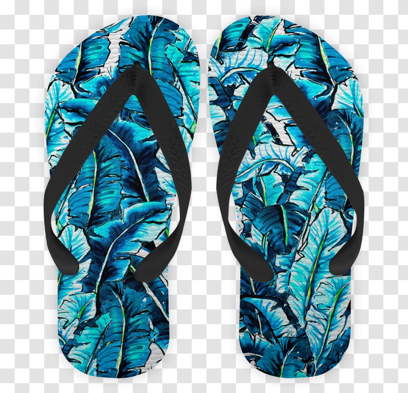 Flip-flops Shoe - Aqua Transparent PNG