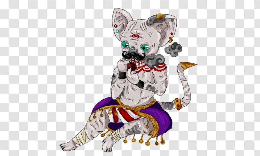 Figurine Cartoon Legendary Creature - Hairless Cat Transparent PNG