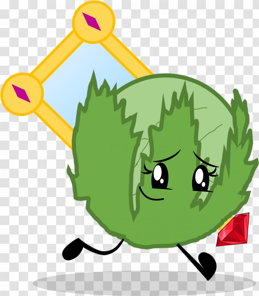 Paint Background - Lettuce - Green Character Transparent PNG