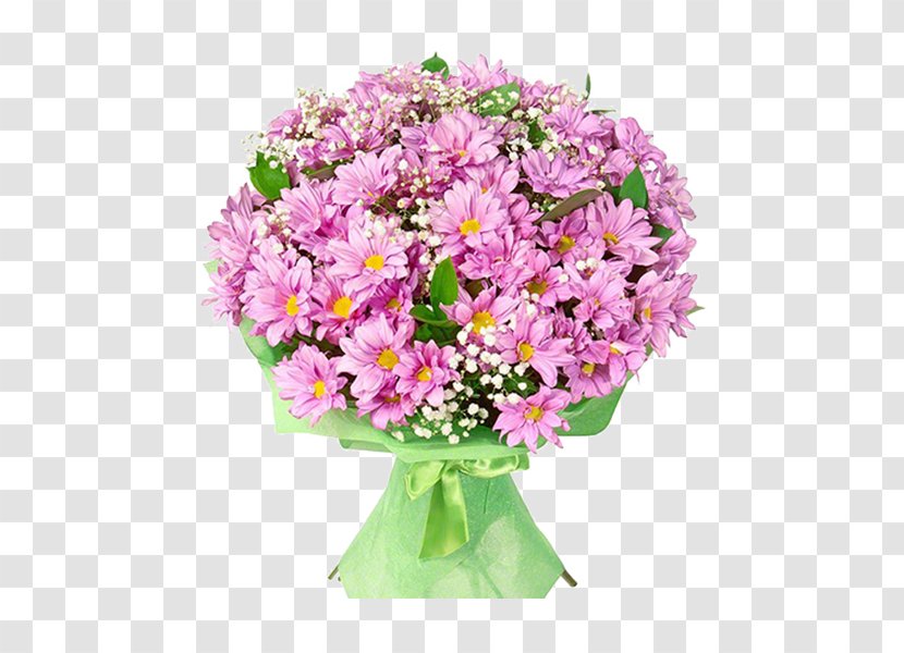 Flower Bouquet Chrysanthemum Birthday Gift - Daisy Family Transparent PNG
