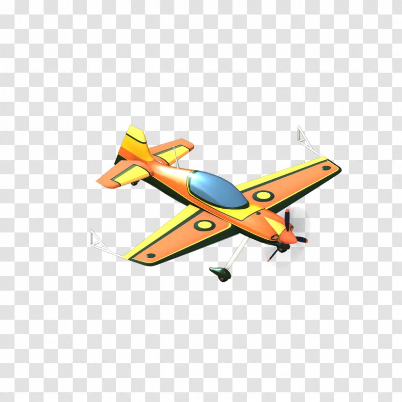 Monoplane Radio-controlled Aircraft Airplane Model Transparent PNG