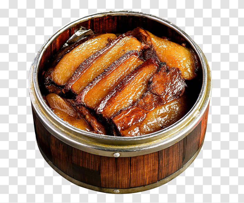 Red Braised Pork Belly Kabayaki Meat Food Roasting - Delicious Stew Transparent PNG