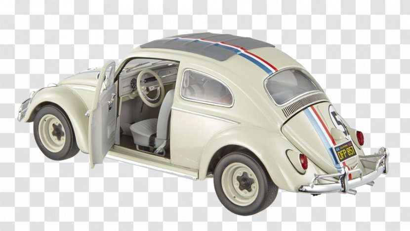 Herbie Volkswagen Beetle Car Hot Wheels 1:18 Scale - Goes To Monte Carlo Transparent PNG