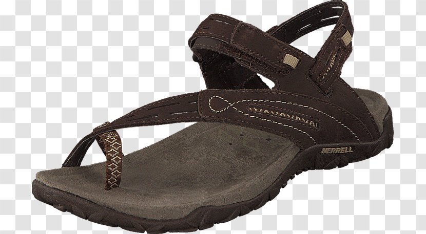 Slipper Leather Shoe Footwear Sandal - Dark Earth Transparent PNG