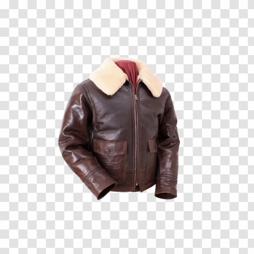 Leather Jacket Flight Sheepskin Transparent PNG