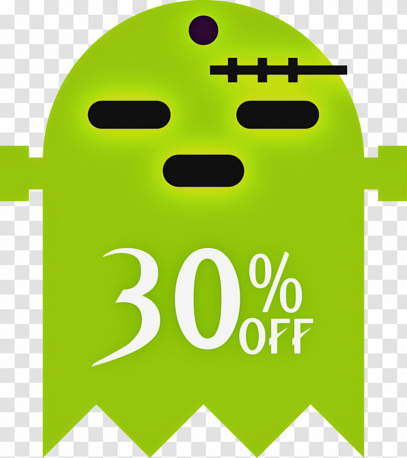 Halloween Discount 30% Off Transparent PNG