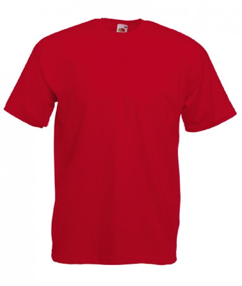 T-shirt Amazon.com Sleeve Red Shirtdress - Fruit Of The Loom - T-shirts Transparent PNG
