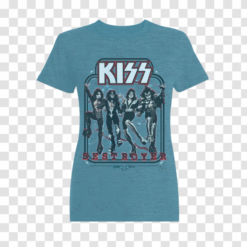 T-shirt Destroyer Kiss Sleeve Revenge - Top - Cold Store Menu Transparent PNG