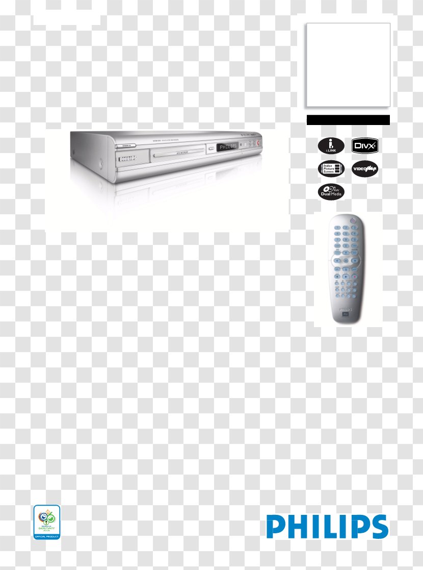 Philips Television Electronics Product Manuals DVD - Dvd Recorder Transparent PNG