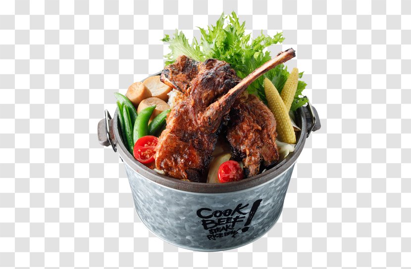 Beefsteak Asian Cuisine Sous-vide European Food - Rice Bowl Transparent PNG