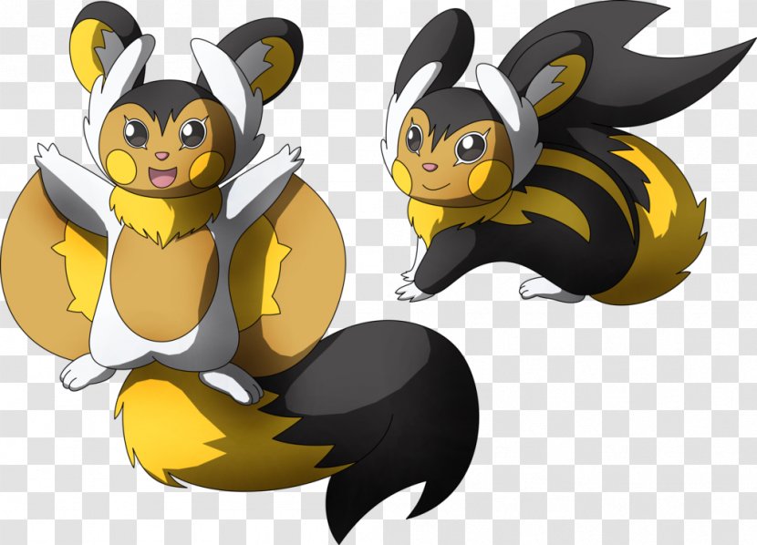 Evolution Emolga Pachirisu Pokémon Línia Evolutiva De Starly - Evolutionary Line Of Eevee - Pokemon Transparent PNG