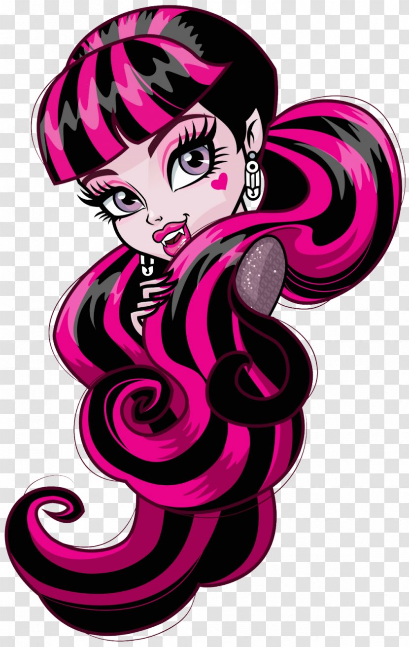 Monster High Frankie Stein Toy Doll - Pink - Artwork Transparent PNG