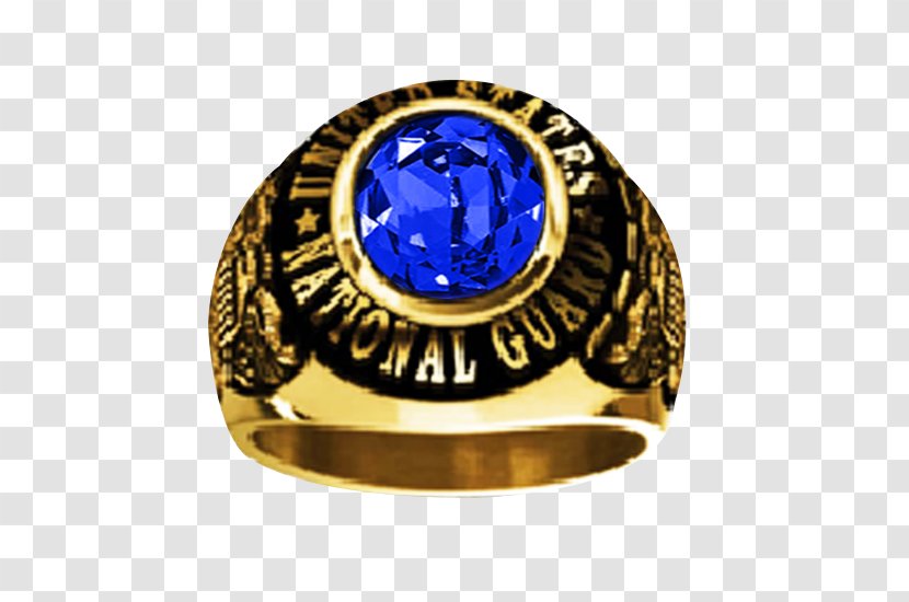 Sapphire National Guard Of The United States Ring Size Jewellery - Body Transparent PNG