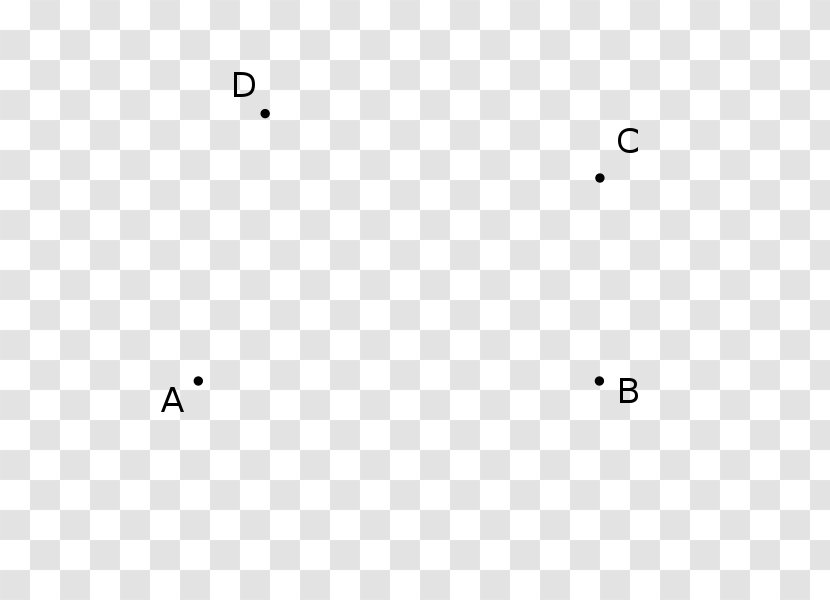 Line Point Angle White Font - Black Transparent PNG