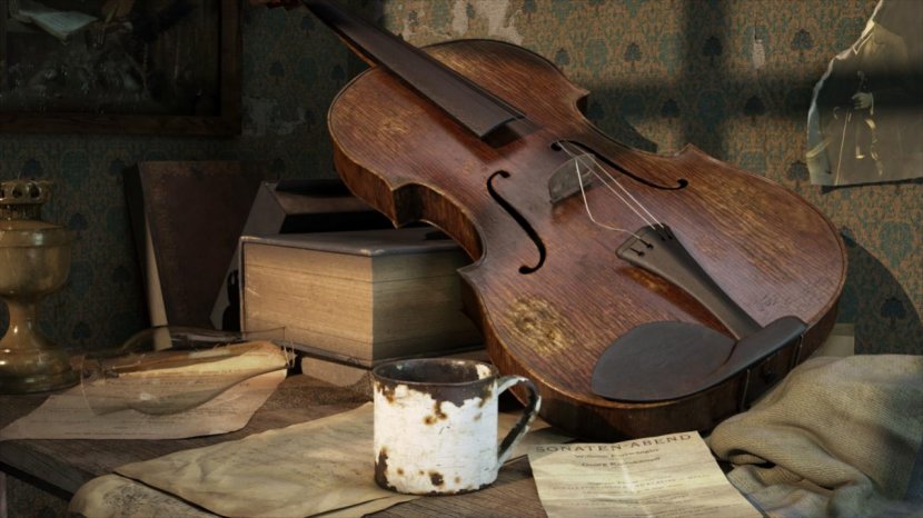 Art Digital Painting Still Life - Violin Transparent PNG