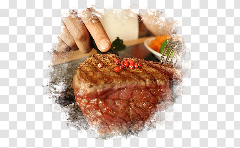 Beef Tenderloin Roast Rib Eye Steak Red Meat Veal - Flower - House Transparent PNG