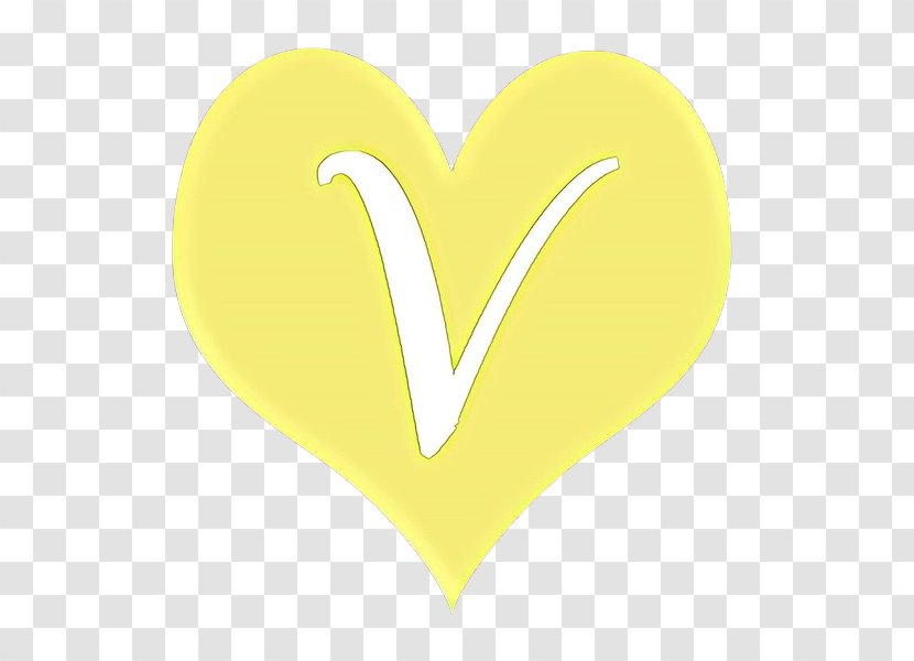 Heart Yellow Love Logo Font - Symbol - Smile Transparent PNG