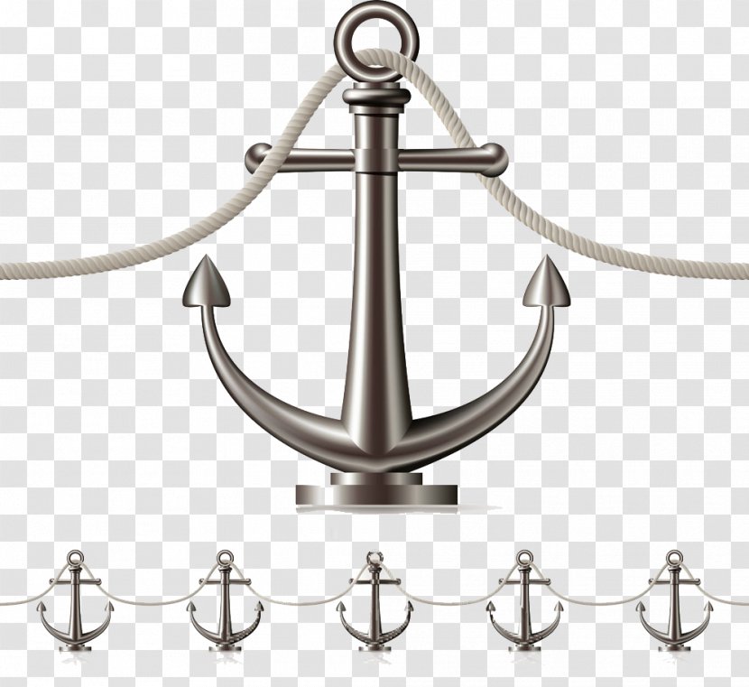 Anchor Ship Rope Illustration - And Image Transparent PNG