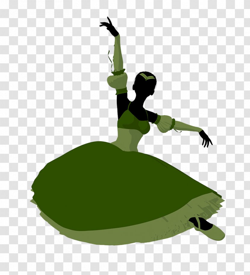 Ballet Dancer Silhouette Illustration Transparent PNG