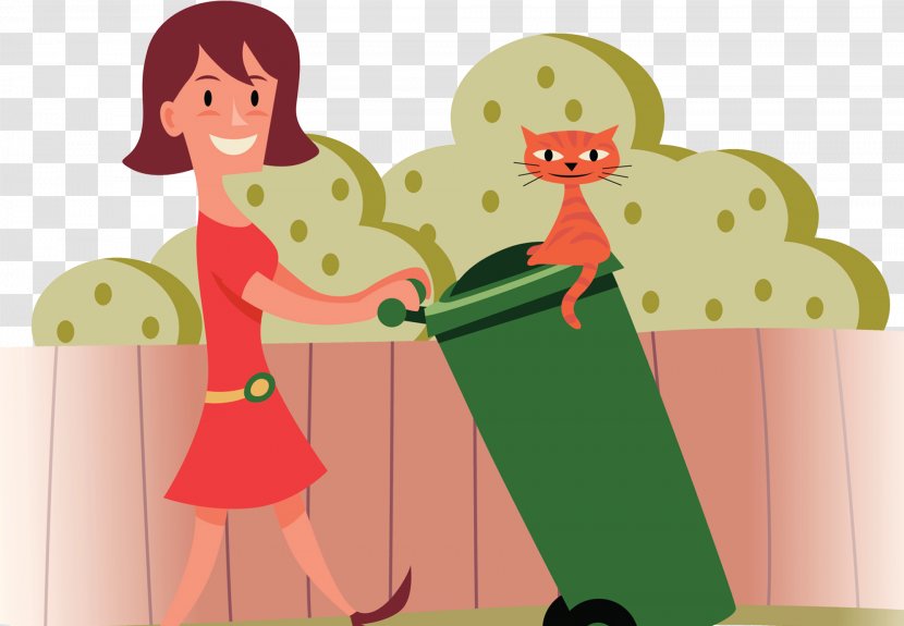 Waste Container Paper Illustration - Art - Trolley Trash Can Transparent PNG