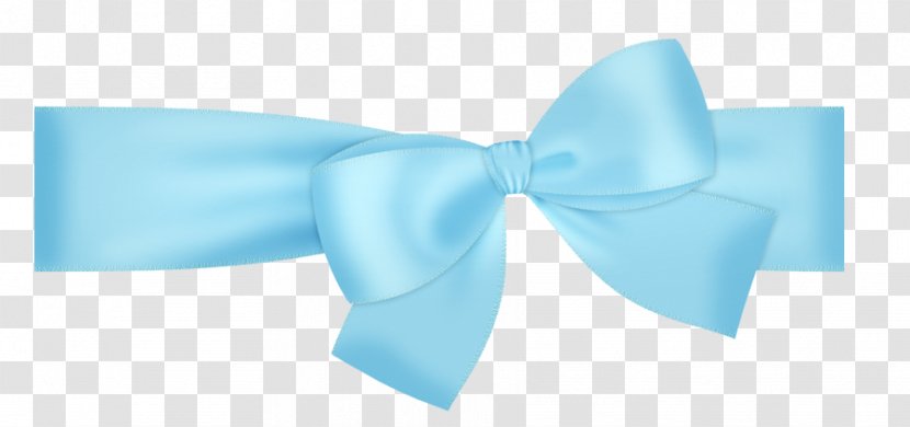 Bow Tie Blue Ribbon Paper Cyan - Clothing Accessories - Shoelace Knot Transparent PNG