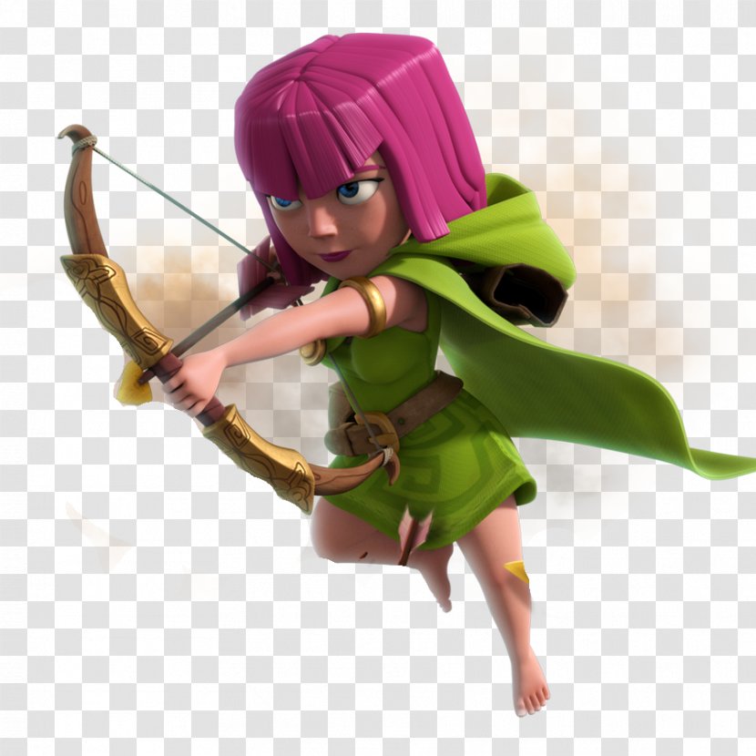 Clash Of Clans Archer Game Royale Supercell - Fictional Character Transparent PNG