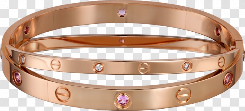 Bangle Love Bracelet Ring Cartier - Wedding Ceremony Supply Transparent PNG