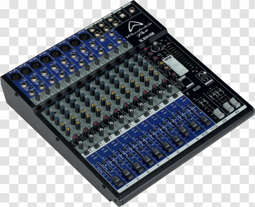 Audio Mixers Microphone Recording Studio Allen & Heath - Mixing Console Transparent PNG