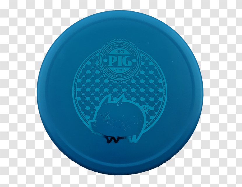 Innova Turquoise Pig Disc Golf Color - Dishware - Putt Transparent PNG