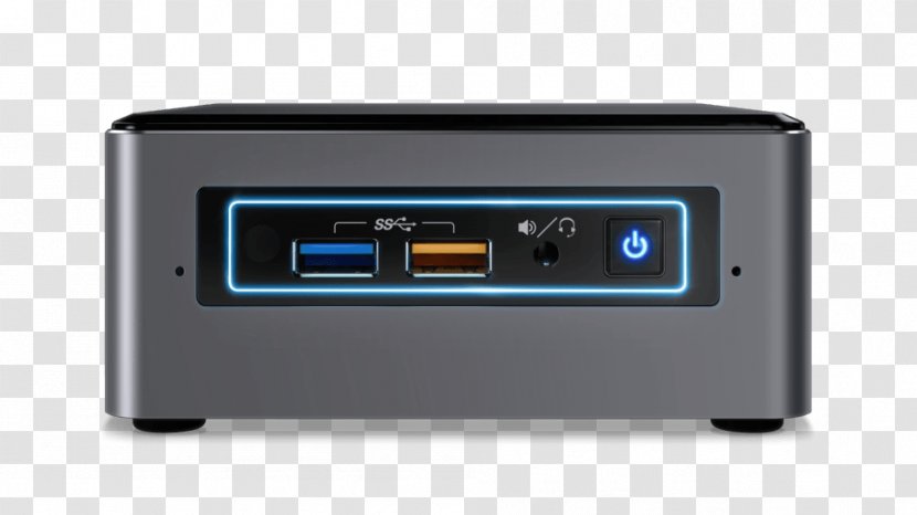Intel NUC Baby Canyon NUC7i5BNH Next Unit Of Computing Core I5 - Stereo Amplifier Transparent PNG