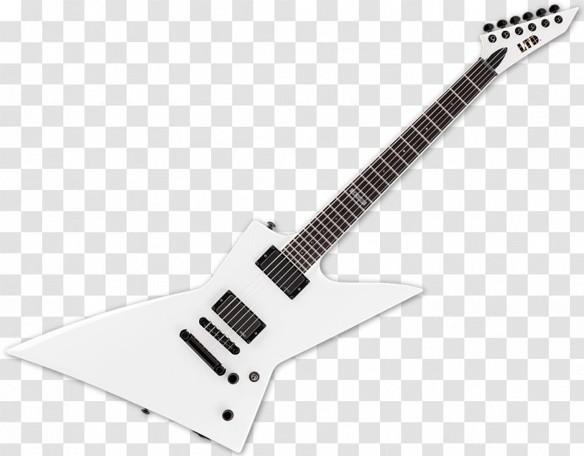 ESP Guitars Electric Guitar LTD EC-1000 Bass - Kirk Hammett Transparent PNG