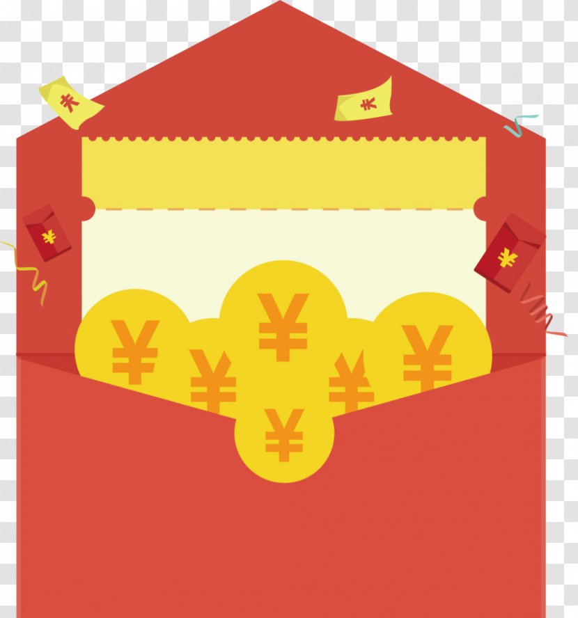 Red Envelope Download - New Year Envelopes Creative Decorative Buckle Free Transparent PNG