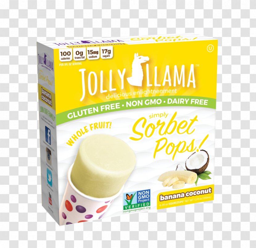 Ice Cream Gelato Sorbet Milk - Chocolate Chip - Coconut Banana Transparent PNG
