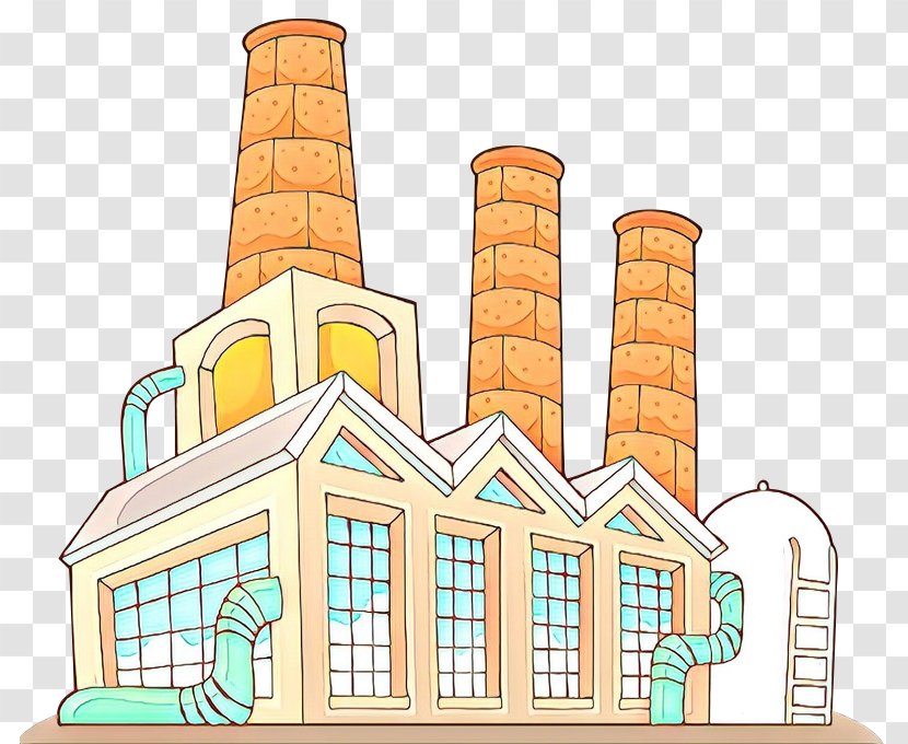 Clip Art Building Architecture Home Chimney - Facade - House Transparent PNG