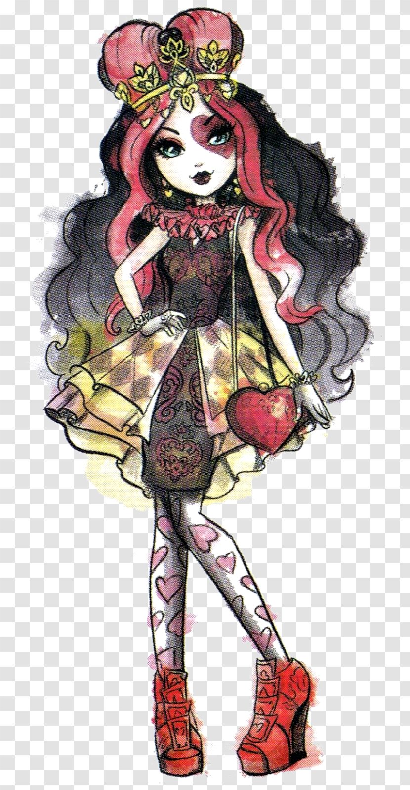 Queen Of Hearts Ever After High Legacy Day Apple White Doll YouTube - Costume Design - Youtube Transparent PNG
