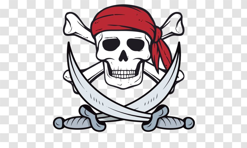 Skull And Crossbones T-shirt Piracy Human Symbolism Transparent PNG