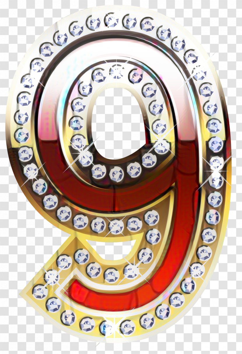 Circle Gold - Numerical Digit - Wheel Symbol Transparent PNG