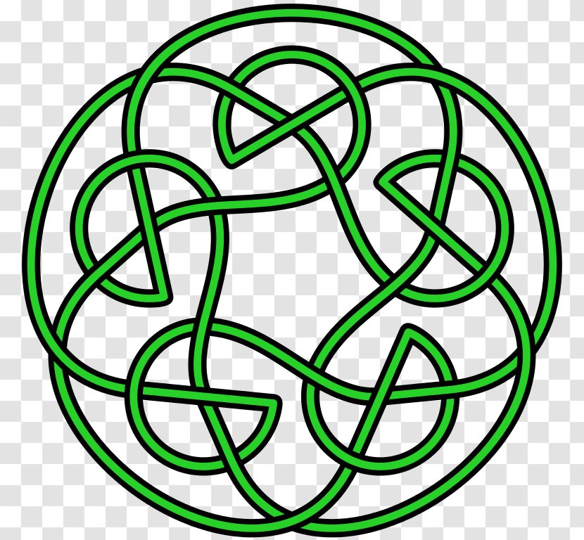 Celtic Knot Ornament Pattern - Leaf - 7.25% Transparent PNG